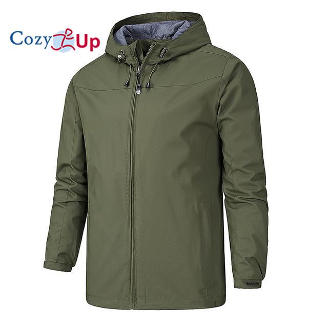 Cozy Up Men Outdoor Jacket Hooded Windbreaker Jacket Windproof and Waterproof Outdoor Windbreaker Jacket Men 6 Colors Available