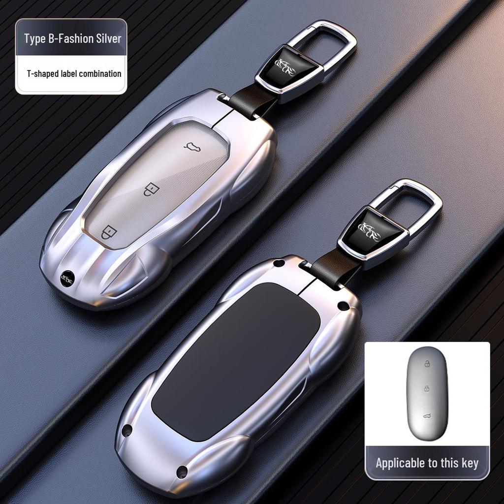 Li Auto L7/L6/L8/L9 Mega Key Protective Cover: High-End Car Key Case with Buckle
