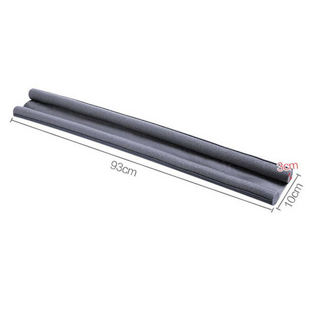 93cm Under Door Waterproof Seal Strip Draught Excluder Stopper Door Bottom Guard Double Silicone Rubber Seal Soundproof
