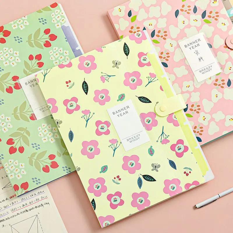 A4 File Bag Organizer Data Book Document Large Capacity Waterproof File Pouch Bill Folder Holder Portfolio Office Stationery