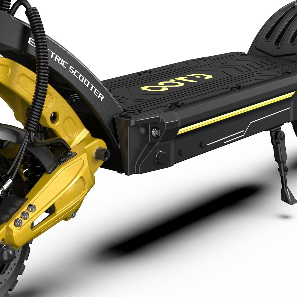 Electric Scooter Foldable OOTD 10" 1200Wx2 Dual Motor 23.4AH Max Range 60Km Load 120Kg Black S30