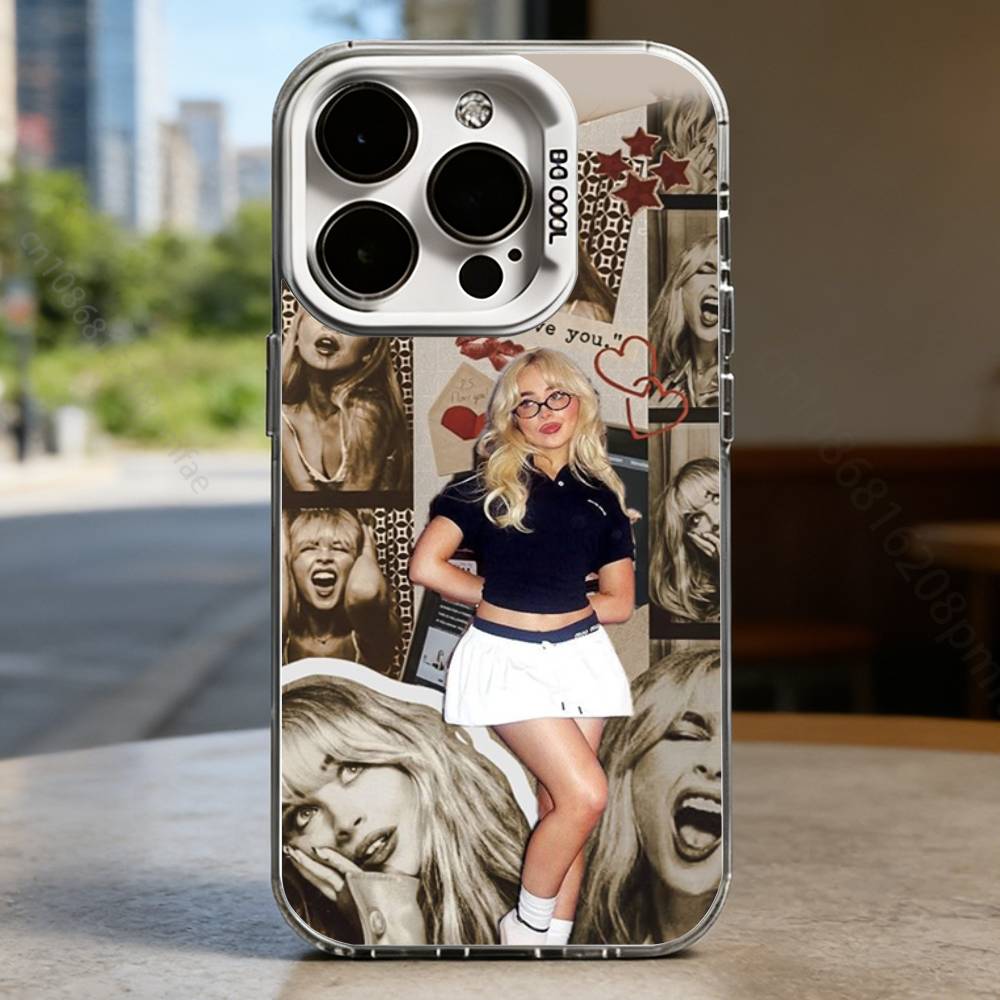 

Singer S-Sabrina Carpenter Hard Phone Case for IPhone 17 16 15 14 13 12 11 Pro Max Plus16E X XR XS Max shockproof Full Cover iPhone17