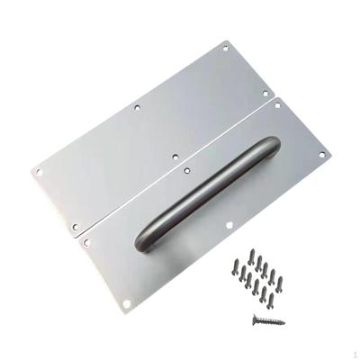 Pull and Push Plate Door Handle Easy To Install with Mounting Screws Accessories Barn Pulls for