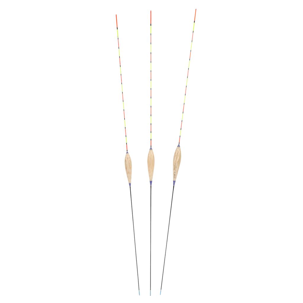 3pcs Fishing Floats Bobbers Fresh Water High Sensitivity Balsa Wood Bobbers Fishing Accessories