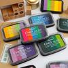 Gradient InkPad Cute Fashion Oil Based for DIY Craft Rubber Stamps Colorful Ink Pad Fabric Wood Paper Wedding Gift Finger Print