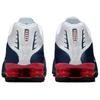 Nike Shox R4 para Hombre Azul Medianoche Blanco Plata Metálica Rojo Gimnasio HQ1988-400