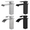 VEMUSE JDF-CW-652 Black Waterfall Basin Faucet