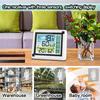 Digital Weather Station Clock Indoor Outdoor Weather Forecast Barometer Thermometer Hygrometer with 1Pc Wireless Outdoor Sensor