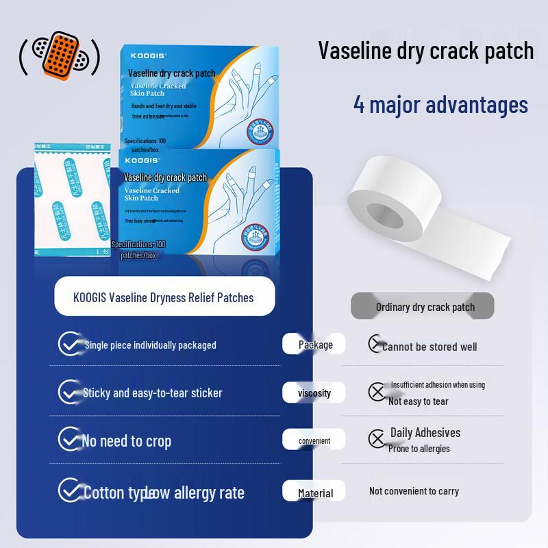 KOOGIS Vaseline Hand & Foot Repair Patches