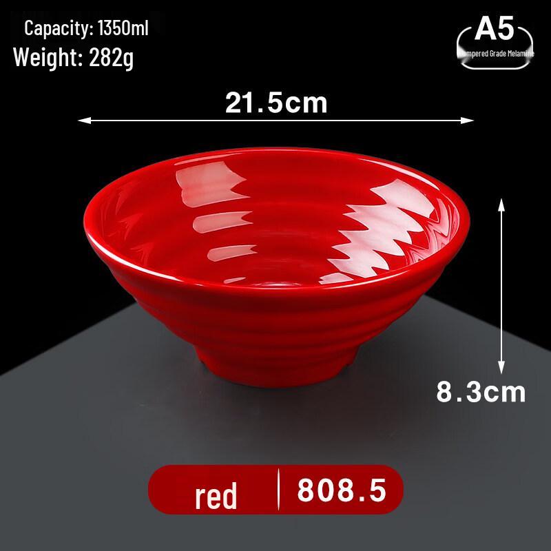 A5 Melamine Imitation Porcelain Ramen Soup Bowl