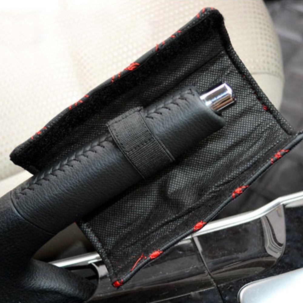 Leather Car Shift Handle Cover Wear-resistant Shift Knob Cover Car Interior Accessories  for Car