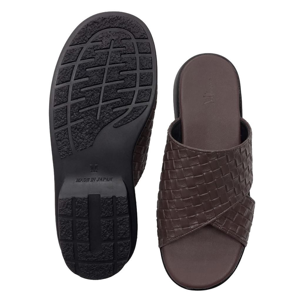 Senko Croisee Outdoor Size Made In Product Number 27685 M+home Sandals, Men's M, Approx. 25.5cm - 26cm, Brown, Antibacterial, Japan,