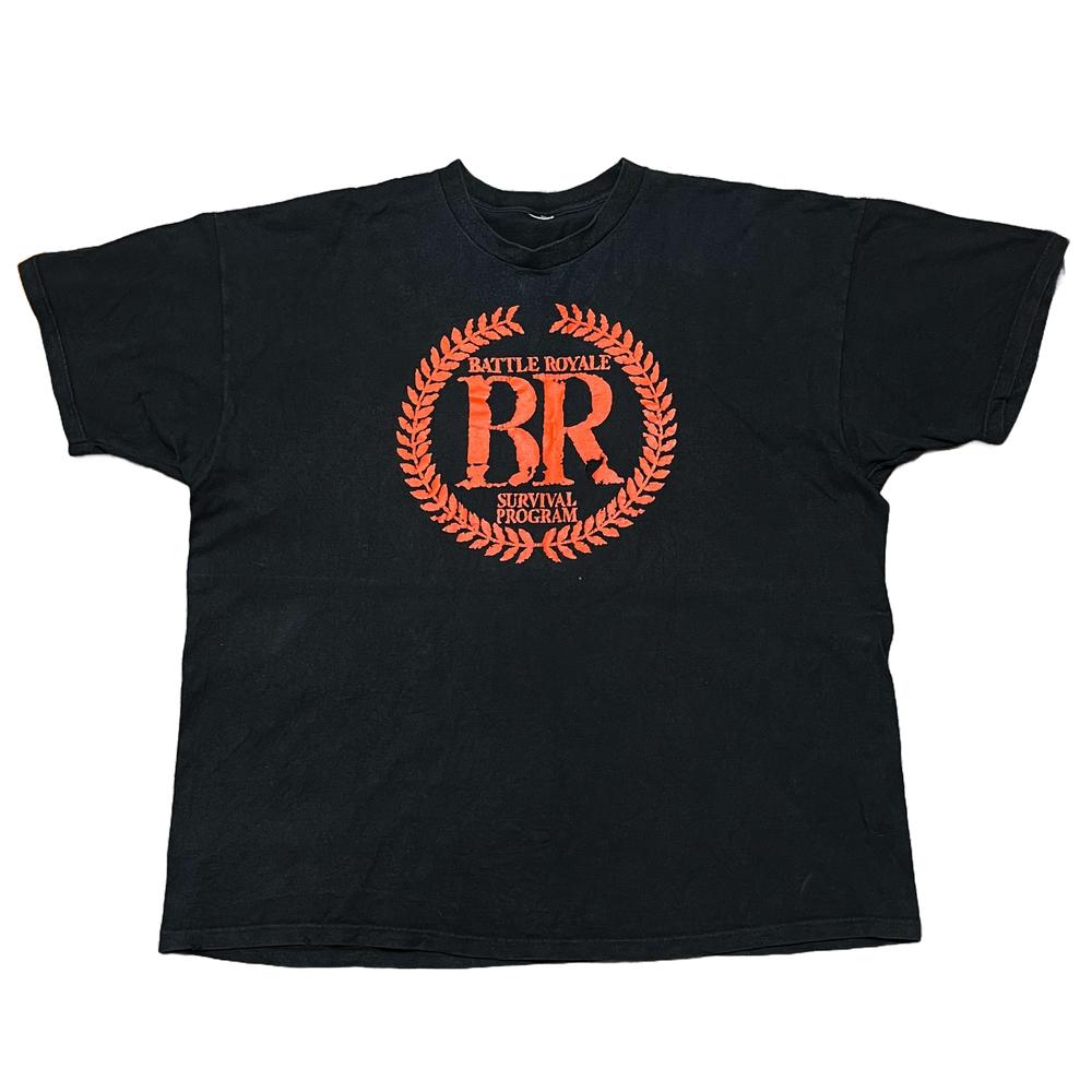 Vintage Movie Shirt Black Horror Battle Royale Japanese Koushun Takami Oldboy XXXL