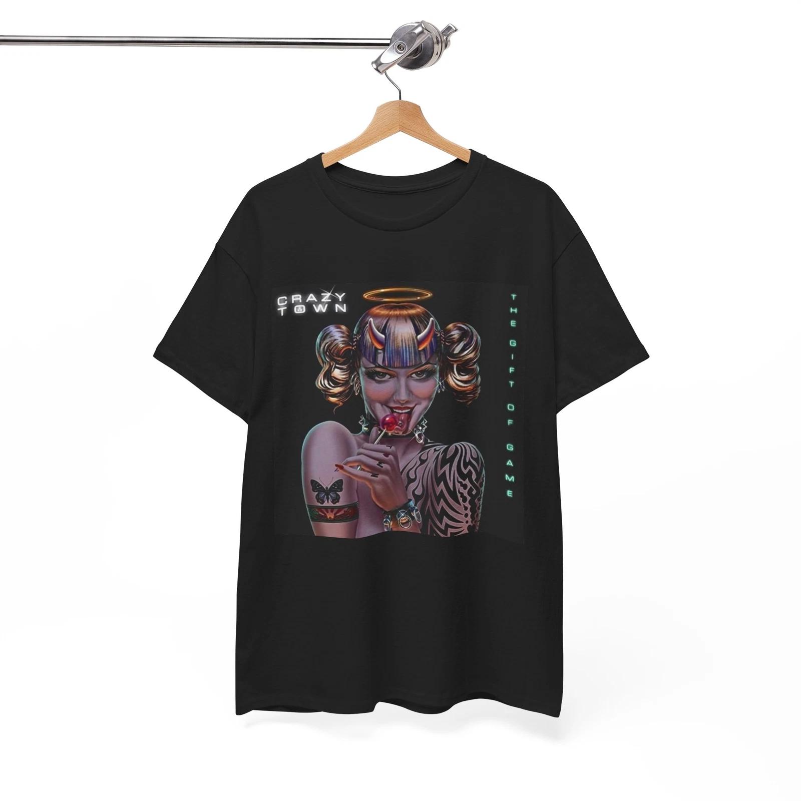 

Crazy Town Tshirt Retro Album Cover 90s Vintage Rock Unisex Heavy Cotton Tee S
