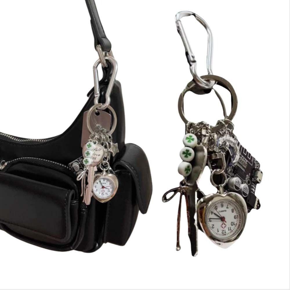 Guitar Pick Handmade Vintage Keychain Retro Design Watch Hanging Charm  Hanging Ornament