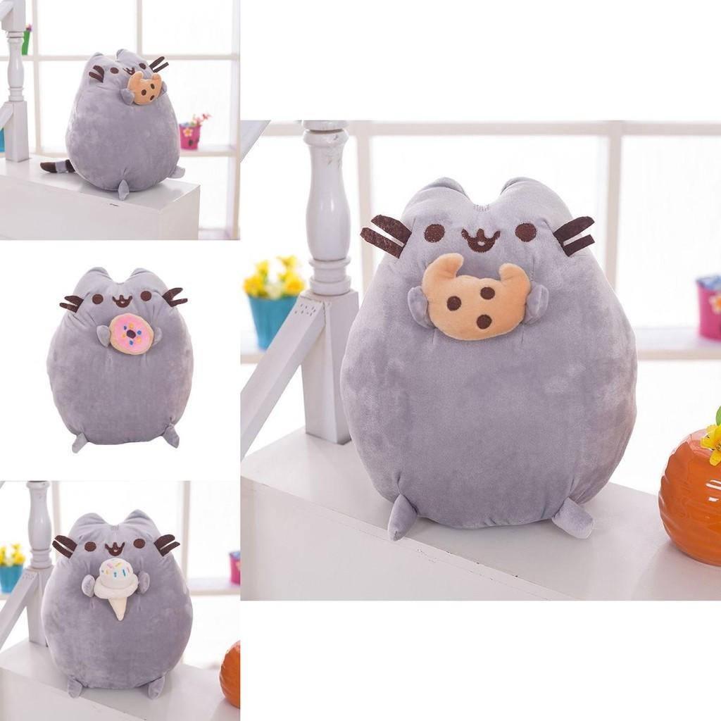 Pusheen The Cat Doughnut Cookie Plush Soft Toy For Kids And Baby Gifts**