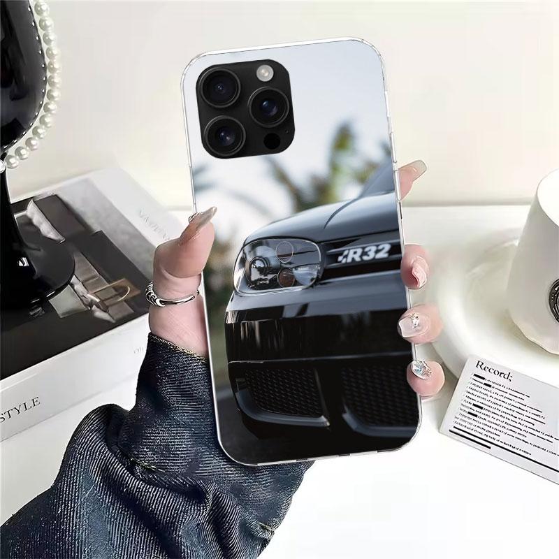 

Cool MK4 MK5 Golf Car Soft Phone Case For IPhone 11 17 Air 16E 16 Pro Max 15 + 14 Plus 13 Mini 12 Apple 7 SE 8 Fundas Coque 11 1 iPhone 15 Pro