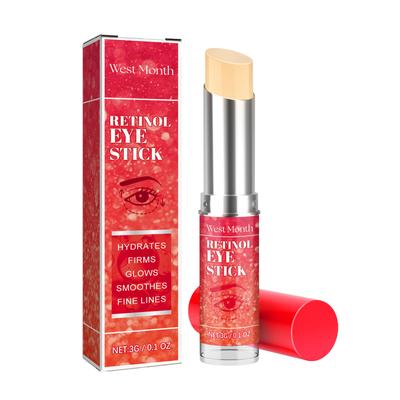 Retinol Göz Çubuğu Koyu Halkaları Şişkinliği Yaşlanmayı Kırışıklıkları Göz Altı Torbalarını İnce Çizgileri Hedefler %0.5 Retinol Göz Balsamı Göz Aydınlatıcı Göz Altı