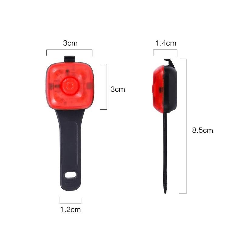 LED Dog Safety Light USB Rechargeable Luminous Pendant Waterproof Night Walking Warning Light for Pet Collars