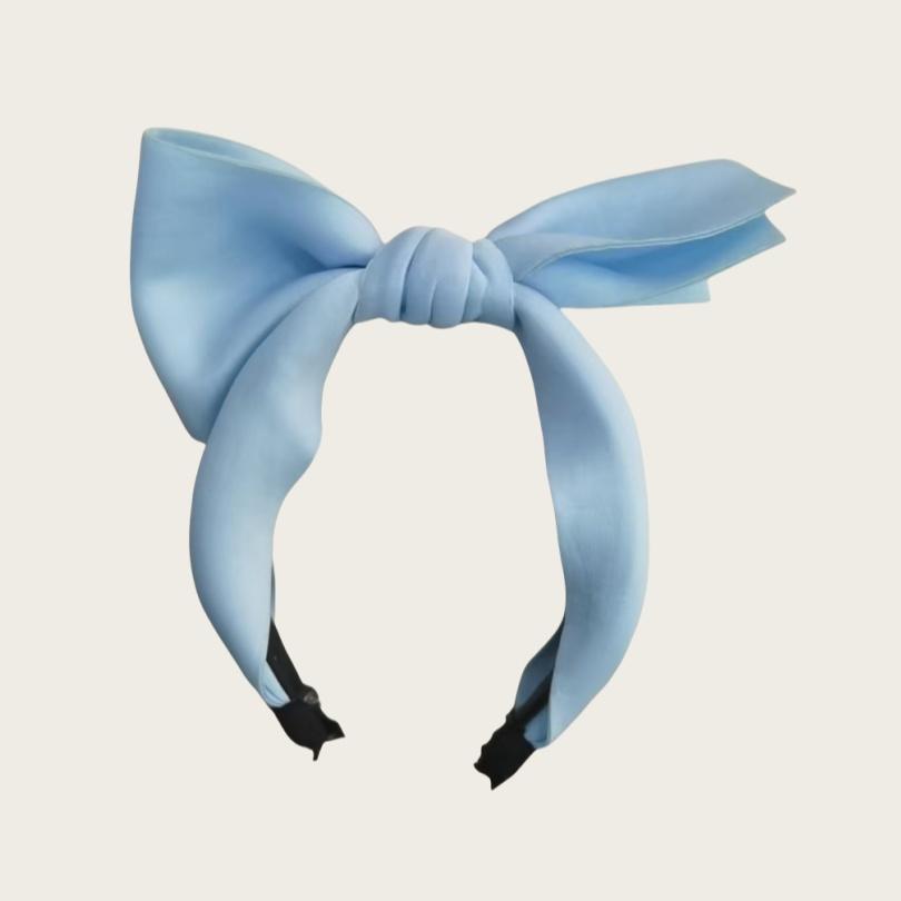 New Fashion Women's Hair Accessories Wide Side Headwear Big Bow Knot Hairband Adult Spring Turban Headband