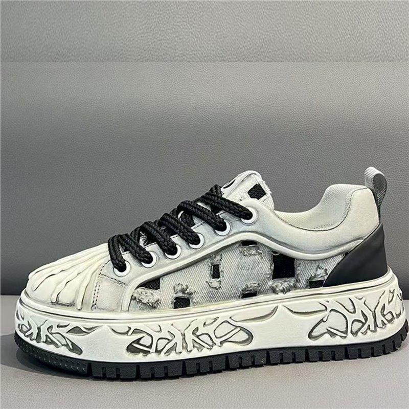 Autumn sports shoes thick-soled wear-resistant tide thick-soled dad shoes bjd