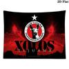 Club Tijuana Logo Wall Tapestry Aesthetic Wall Hanging Printed Fabric Blanket Decorative Tapestries for Bedroom Living Room Home Decor