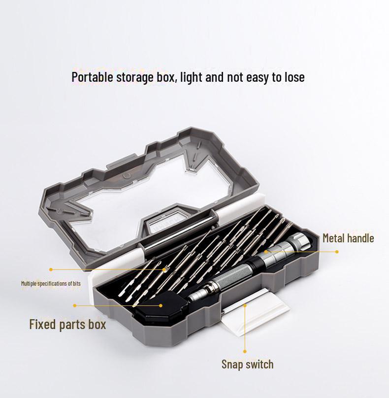 Nanqi 23-in-1 Multi-Purpose S2 Steel Screwdriver Set for Electronic Repairs