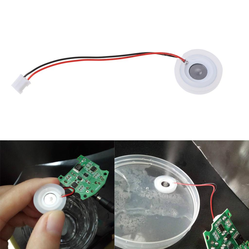 1Pieces D16mm 108KHz Ultrasonic Mist Maker Fogger Ceramics Discs Wire Sealing Ring Replacement