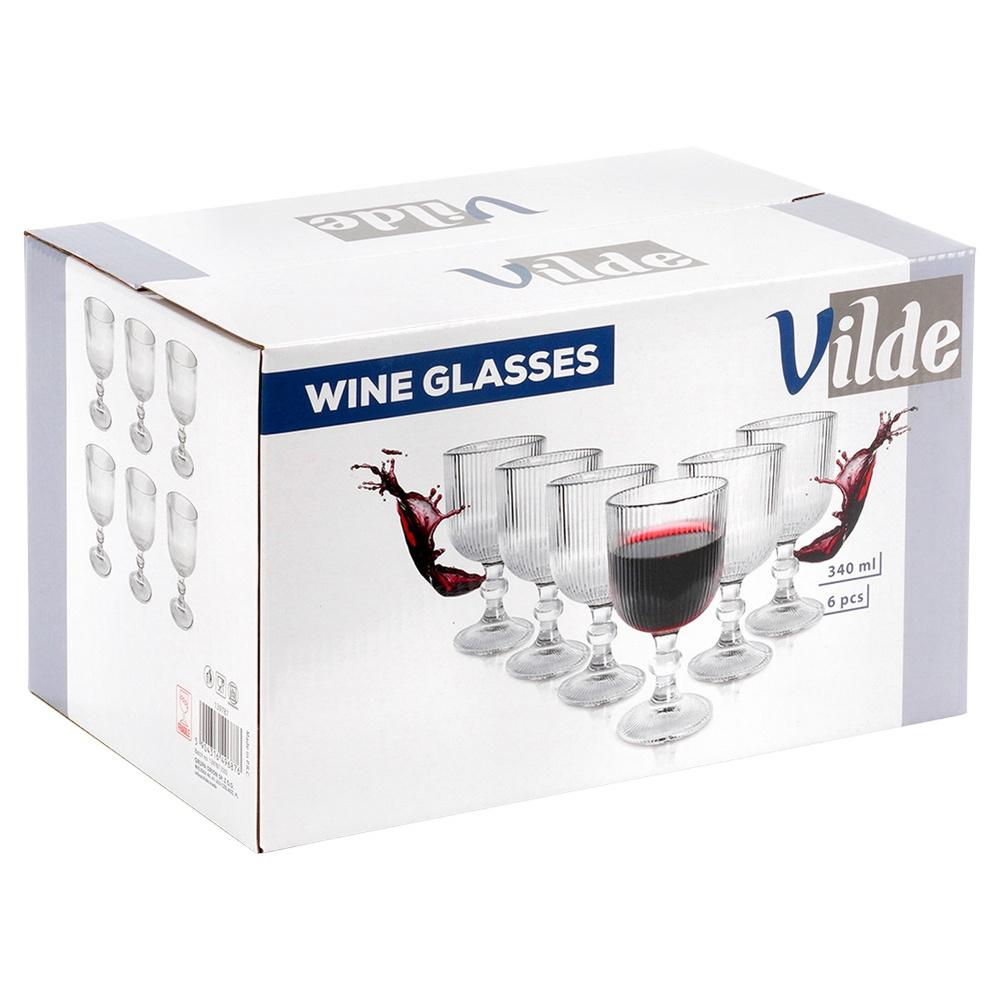 Glas-Weingläser 340 ml 6 Stk.