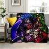Game S-Sally Face Flannel Blanket Warm Soft Halloween Christmas Couch Warm Cozy Decorative Decor Gift for All Season