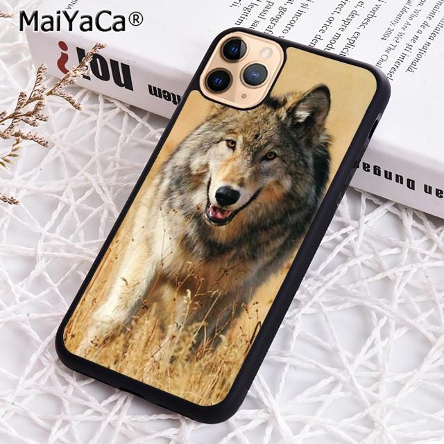 Cool Animal Print Wolf Pattern Phone Case For iPhone 17 Air 16 pro max 15 14 plus 12 13 Shell Cover coque