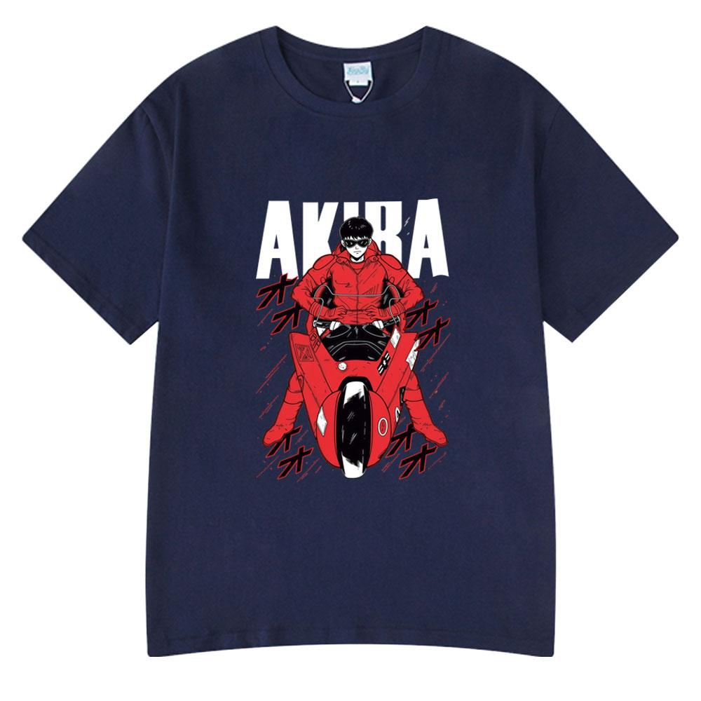 Anime Akira Vintage Washed T Shirts 90S Unisexga Shotaro Kaneda Graphic T-shirt Unisex Women Cotton Tee Tops Summer Oversized T-shirts