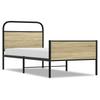 Vidaxl Cama Sin Colchón, 80X200 Cm, Roble Sonoma