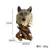 Amerikanische Retro-Simulation Tierkopfstatue Wolf Löwe Tiger Adler Pferd Skulptur Home Wohnzimmer Schlafzimmer Bücherregal Dekoration