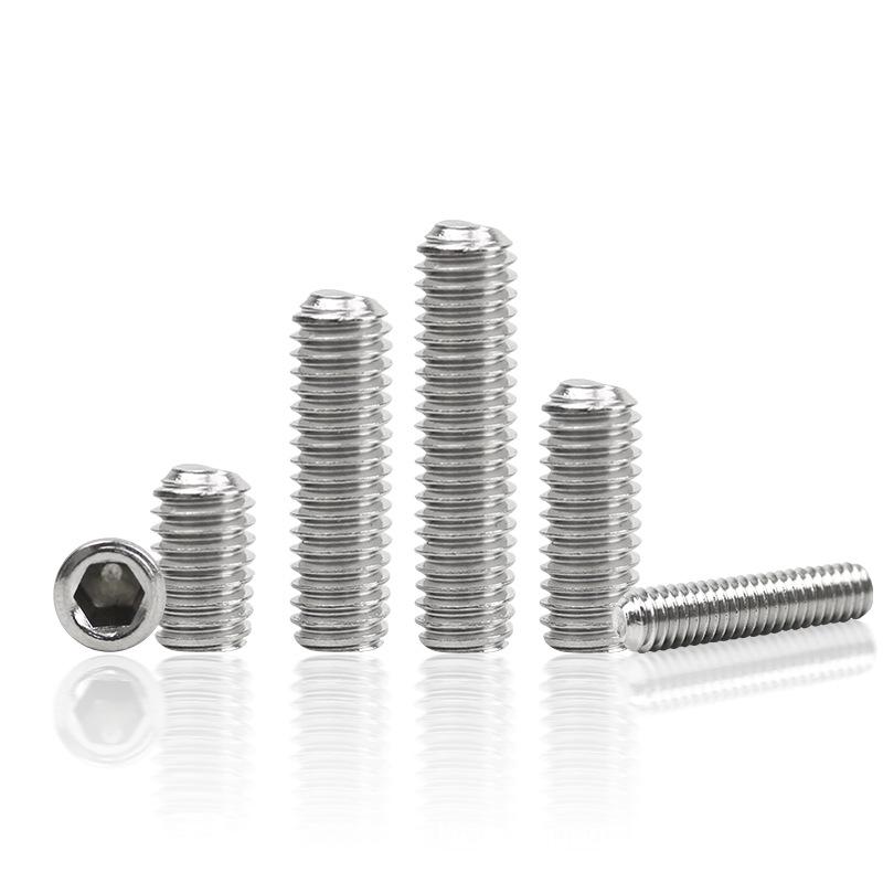 304 Stainless Steel Hex Socket Head Set Screw DIN916 Grub M1.6-M8-M20