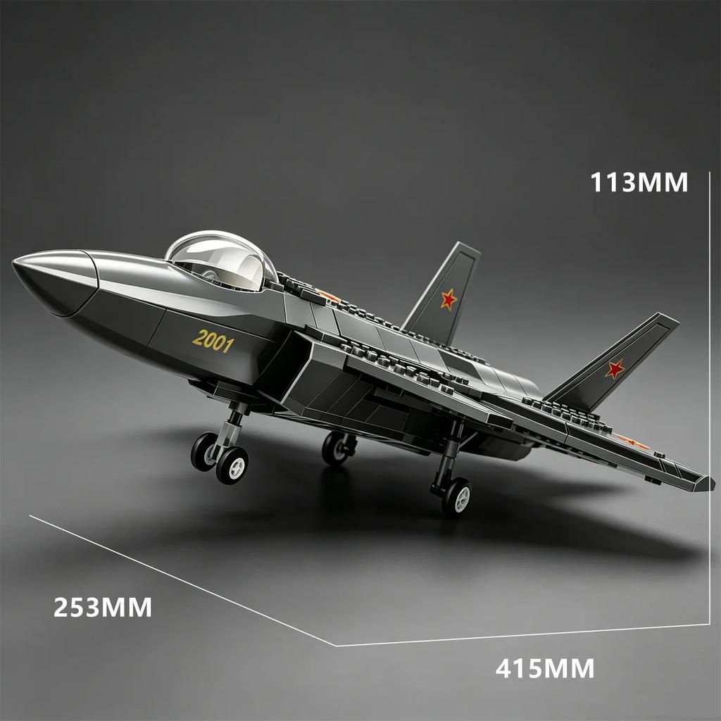 NEW Produc Model  Invisible Combat Helicopter  Assembly Toy Water and Land Transport Plane Building Blocks