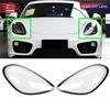 For Boxster Cayman 981 2013-2016 Front Headlight Lens Headlamp Cover Transparent Lampshade Car Light Shell Parts