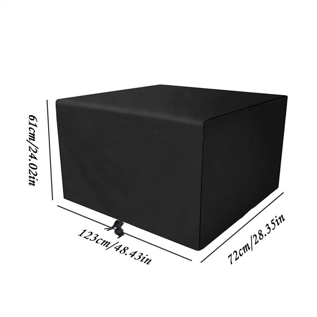 Outdoor Table Cover Rectangular Waterproof Protector Heavy Duty Oxford Cover For Outdoor For Garden Yard Backyard Farm Lawn