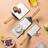 Stainless Steel Teppanyaki Spatula & Scraper Blade for Stir-fry and Jianbing