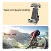 Universal Bike Phone Mount Shockproof Vibration Dampener for Mountain EBike Scooter Tool-Free Quick Release Holder with Air Cushion Tech