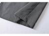 Women's Gray Seven-Sleeve Waist-Cinched Elegant Square Neck Slim Fit Retro Dress for Spring/Summer
