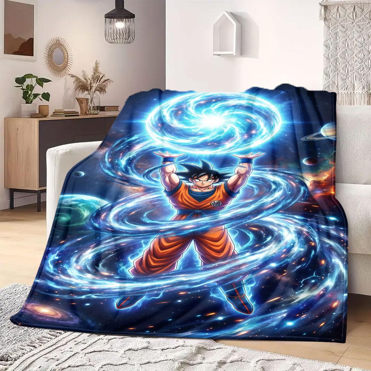 

DragonBall anime Flannel Blanket Warm,Comfortable,Suitable for Bedrooms,Sofas,Beds,Chairs,Picnics,Travel 75x90cm