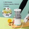 Kitchen Portable Orange Juice Extractor USB Rechargeable Small Household Juicer Multifunctional Electric Fruit Squeezer