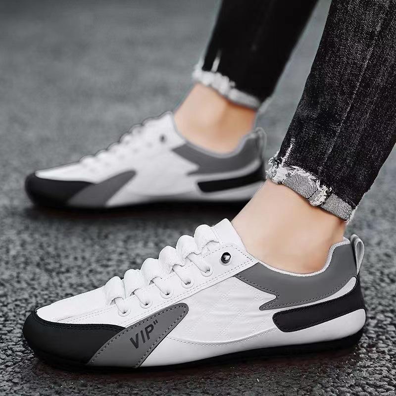 Sneaker Herren 2024 Frühling neue Low-Top Schuhe Herren Trend vielseitige Freizeitschuhe Mode Board Schuhe Koreanische Version Doudou Schuhe