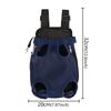 Adjustable Dog Front Carrier Legs Out Dog Breathable Portable Travel Pet Dog Carrier Backpack Mesh Carrier for Dog Cats Outdoor