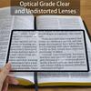 Large Sheet Reading Aid Lens for Books Documents Full Page Magnifying Glass