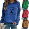 Women's Graphic Crew Neck Sweatshirt Long Sleeve Loose Casual Western Pullover