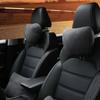 2 Stück Wildleder Auto Nackenkissen, Weiche Kopfstütze, Nackenstützkissen, Bequem und Atmungsaktiv, Auto Innenzubehör