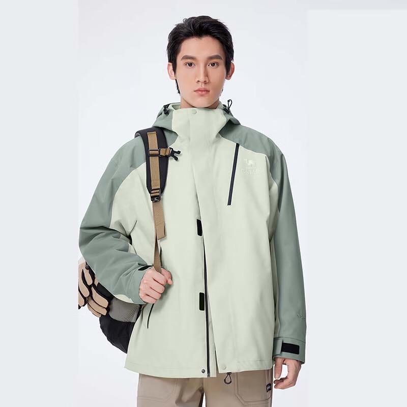 CAMEL Unisex 3-in-1 Fleece Lined Winter Outdoor Jacket