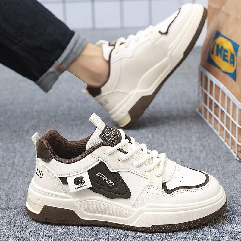 Autumn men's shoes new breathable little white shoes men's trend versatile sports and leisure shoes board shoes trendy shoes